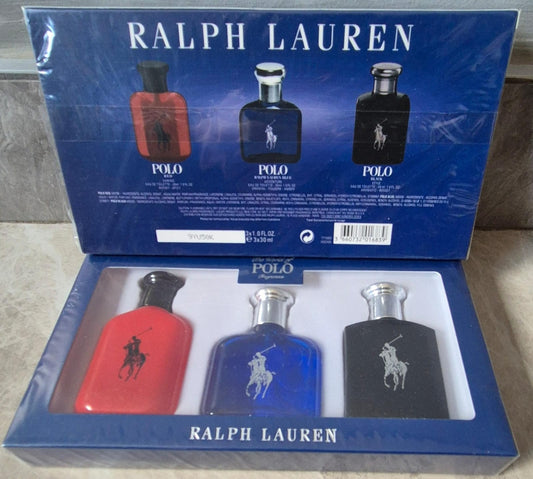 Ralph Lauren Polo Set (3 x 30ml) - Perfume Hut